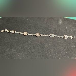 Brighton Halo 5 Stone Bracelet